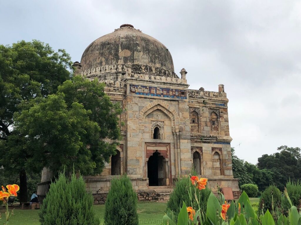 The Shish Gumbad tomb in Lodhi Garden