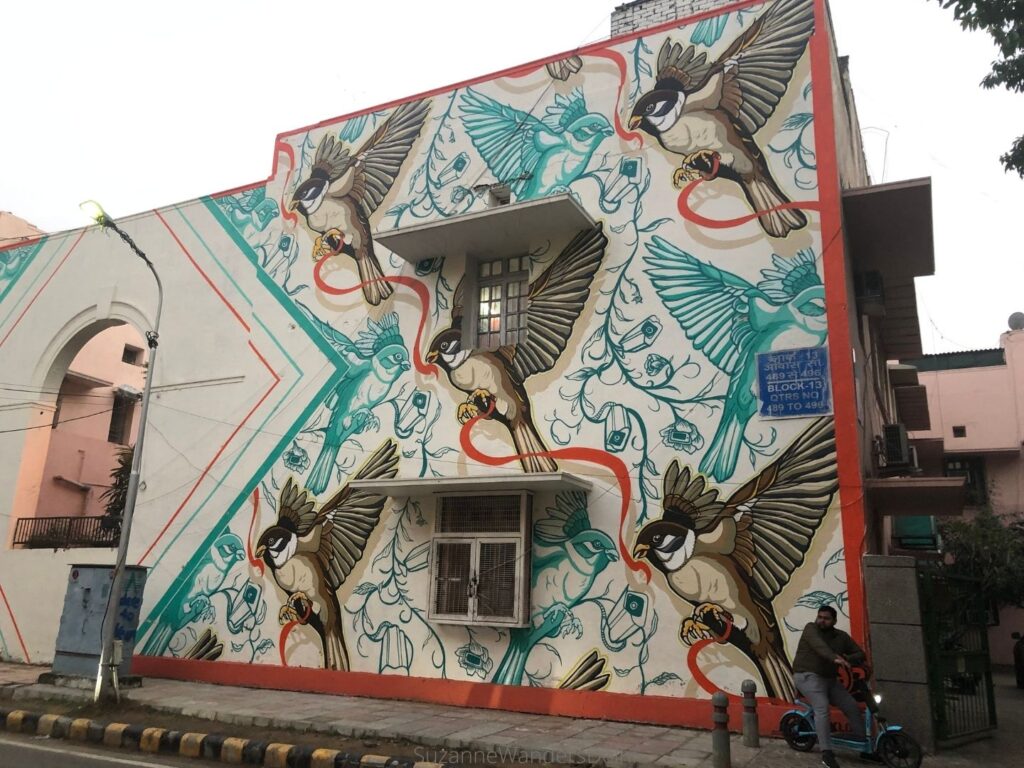 a mural in the Lodhi Art District