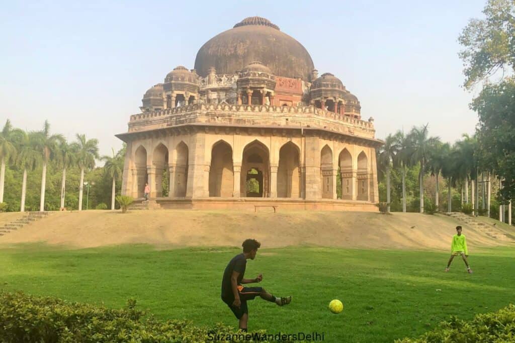 Lodhi Garden Delhi, a popular park in Delhi in winter