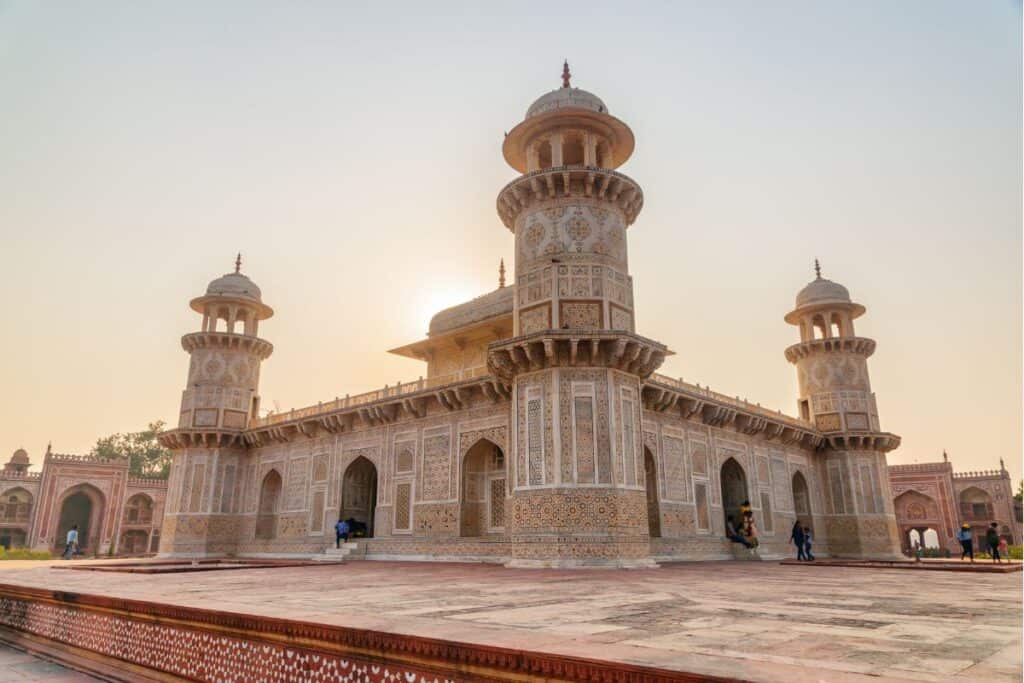 Tomb of Itimad-ud-daulah, often called the Baby Taj, in Agra