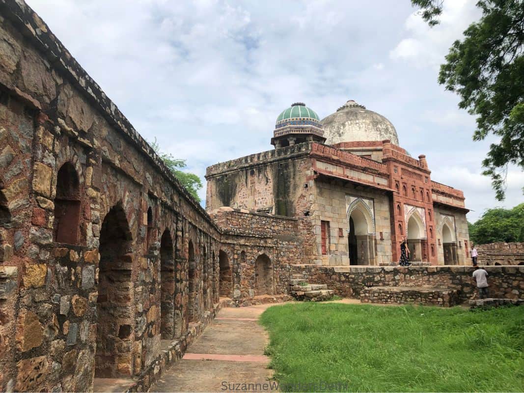 Humayun's Tomb Complex, interior of the permiter wall and entrance gate