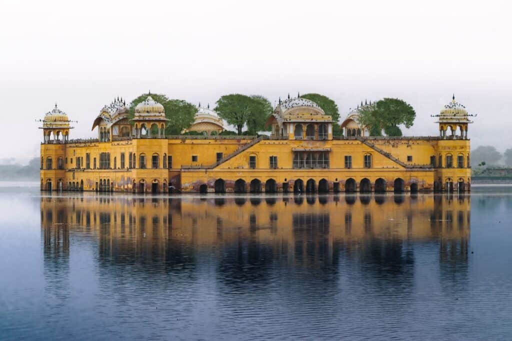 Jal Mahal, the palace in Man Sagar Lake in Jaipur