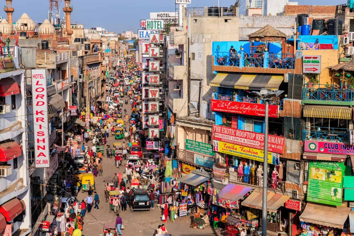 Paharganj main market, Delhi