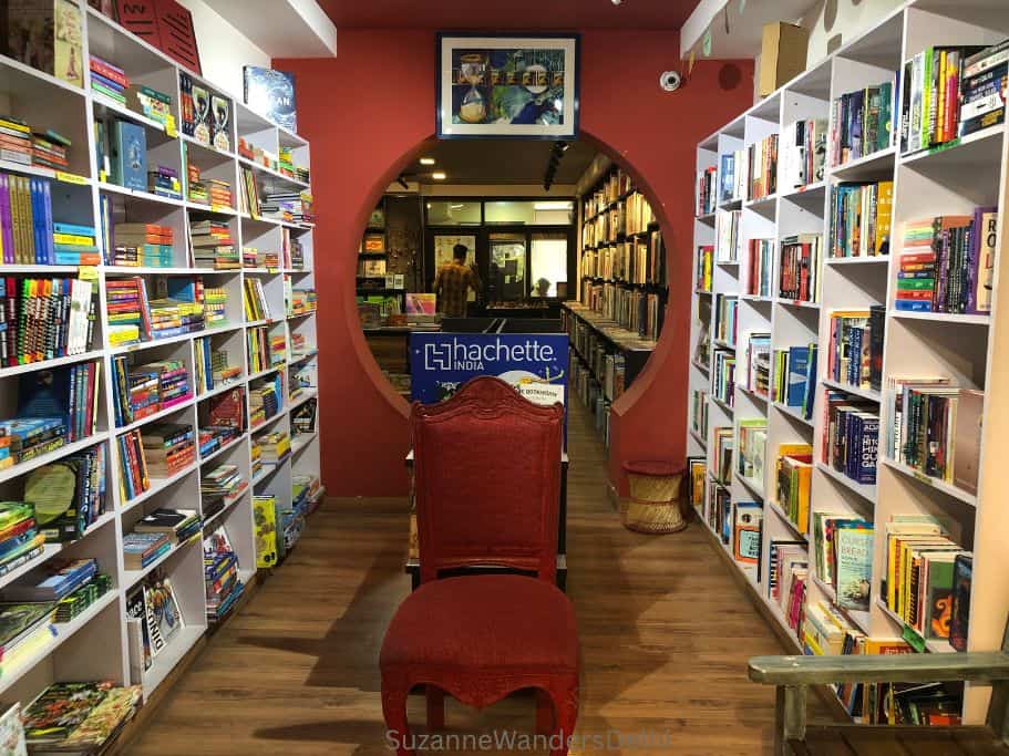 interior of Eureka! Bookstore in Delhi